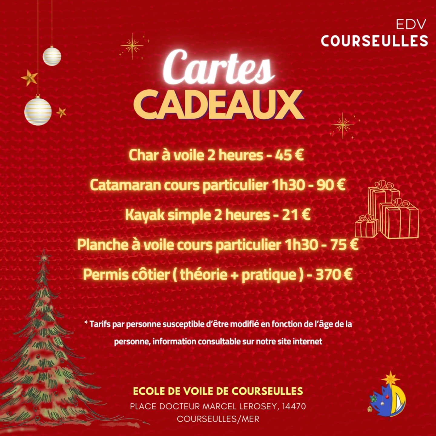 cartes cadeaux